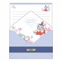 【楽天スーパーセール限定特価】レターセット カミオジャパン PLUS MART プラスマート ムーミン ダイヤ封筒レターセット リトルミイの庭 202482 手...