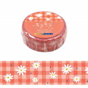 マスキングテープ ワールドクラフト WORLD CRAFT 箔押し キラキラ Flowers Daisy KRMT15-057 15mm×5m