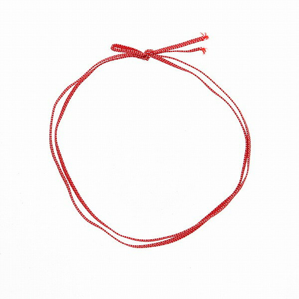 カラーゴム 平彩ゴム 2重 片花結び 74cm 赤 50本