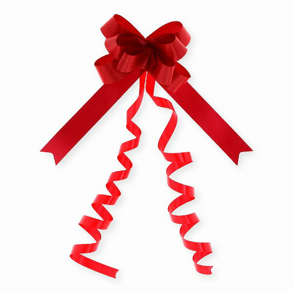 HEIKO リボンボウ 22mm幅×57cm スカーレット 1箱(50個入)