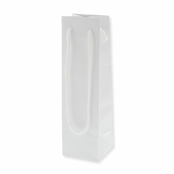 HEIKO 紙袋 手提げ紙袋 ボトルバッグ 8-8 白無地 幅80×マチ80×高280mm 10枚入 ホワイト 業務用 ラッピング シモジマコード0031890...