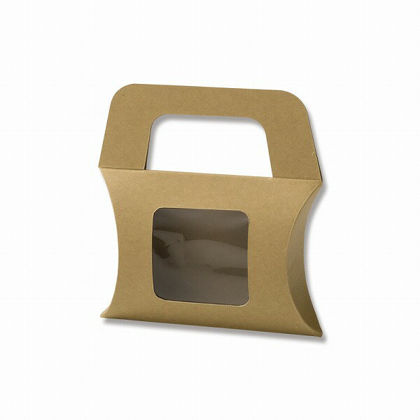 箱 ギフトボックス HEIKO シモジマ クラフトギフトBOX 窓付ピローS (10枚)