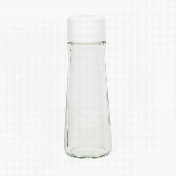 【楽天スーパーセール限定特価】ガラス 瓶 タレ・ドレッシング 10個セット 保存瓶 白 キャップ 中栓
