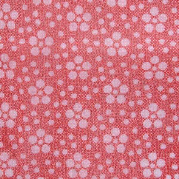 アラカルト梅小紋　赤　90cm角　20P
