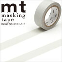 マスキングテープ mt カモ井加工紙 mt1P 無地 パステルパールグレー （15mmx7m） MT01P497 1巻