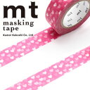 マスキングテープ mt カモ井加工紙 mt1P deco 1巻 ハート・スポット 15mmx7m MT01D331R