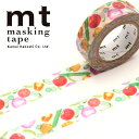 マスキングテープ mt カモ井加工紙 mt ex 1巻 夏野菜 15mmx7m MTEX1P132R