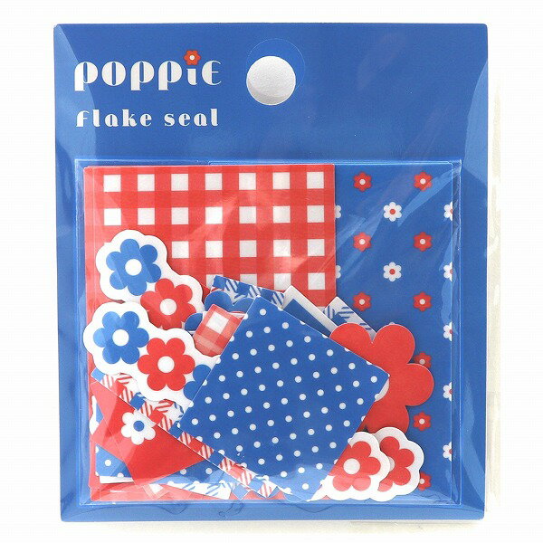 フレークシール ワールドクラフト WORLD CRAFT POPPiE Flower POP-FS-001 30枚入