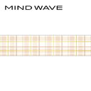 クリアテープ 透明テープ マインドウェイブ MIND WAVE 箔押し beige check 95165 チェック 30mm×3m