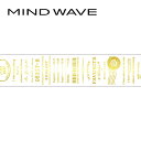 クリアテープ 透明 PET マインドウェイブ MIND WAVE 箔押し receipt 30mm×3m 95170 レシート