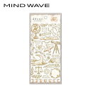 yyV}\SALE10OFFzV[gV[ XebJ[V[ }ChEFCu MIND WAVE decor sticker fR[XebJ[ bronze uY 81514