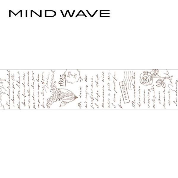 クリアテープ 透明 PET マインドウェイブ MIND WAVE 30mm×3m レター 95190