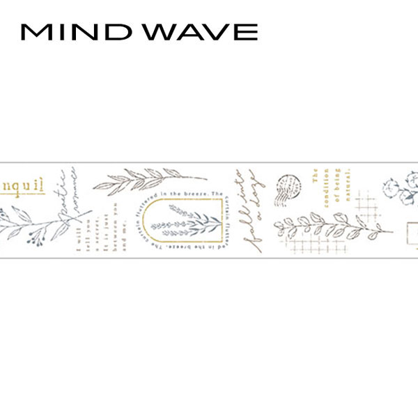 クリアテープ 透明 PET マインドウェイブ MIND WAVE 30mm×3m カームライン 95193