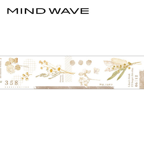 クリアテープ 透明テープ マインドウェイブ MIND WAVE コラージュ 95194 30mm×3m