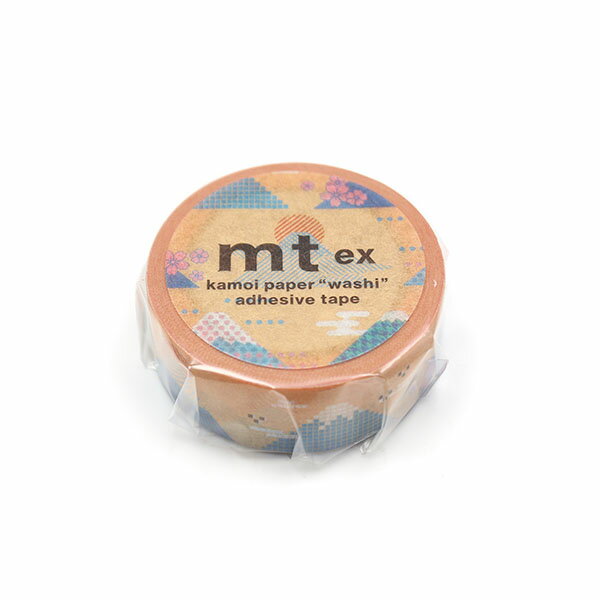 マスキングテープ mt カモ井加工紙 mt ex 1巻 富士山グラフィック 15mm×7m MTEX1P216