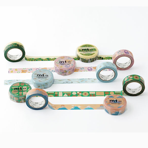 マスキングテープ mt カモ井加工紙 mt ex 1巻 富士山グラフィック 15mm×7m MTEX1P216