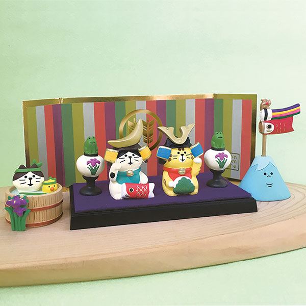 ディスプレイ DECOLE デコレ concombre コンコンブル 五月飾り 端午のお祝い会 端午の招き猫 柏餅 ZTS-62360T [3]