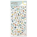 シートシール マインドウェイブ MIND WAVE ウーピー ステッカー みずいろ 81593 手帳シール