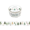 マスキングテープ マインドウェイブ MIND WAVE コウジー ダイカット FOREST 95218 18mm×5m