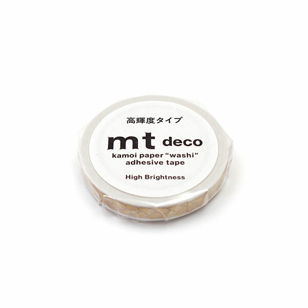 マスキングテープ mt カモ井加工紙 mt1P deco 1巻 高輝度 三つ編み 7mm×7m MT01D557