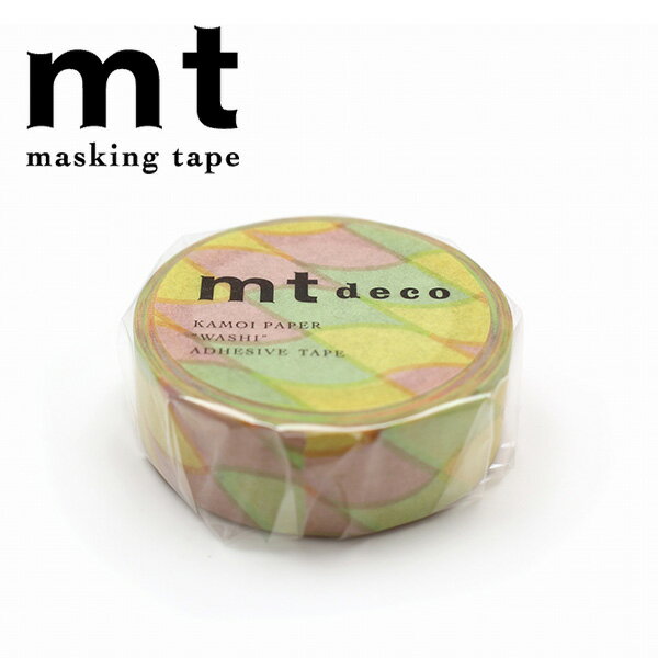 【楽天スーパーセール限定特価】マスキングテープ mt カモ井加工紙 mt1P deco 1巻 ひらひら 15mm×7m MT01D505