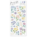 シートシール マインドウェイブ MIND WAVE ペインティングステッカー 花ブルー 81760 フラワー 透明シール クリアシール