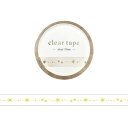 クリアテープ 透明テープ マインドウェイブ MIND WAVE 箔押しスターライン star line 95296 7mm×5m