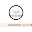 クリアテープ 透明テープ マインドウェイブ MIND WAVE 箔押しピンクラベル pink label 95299 7mm×5m