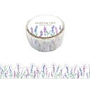 マスキングテープ マインドウェイブ MIND WAVE ダイカットマスキングテープ パレットシリーズ ラベンダー 95340 18mm×5m