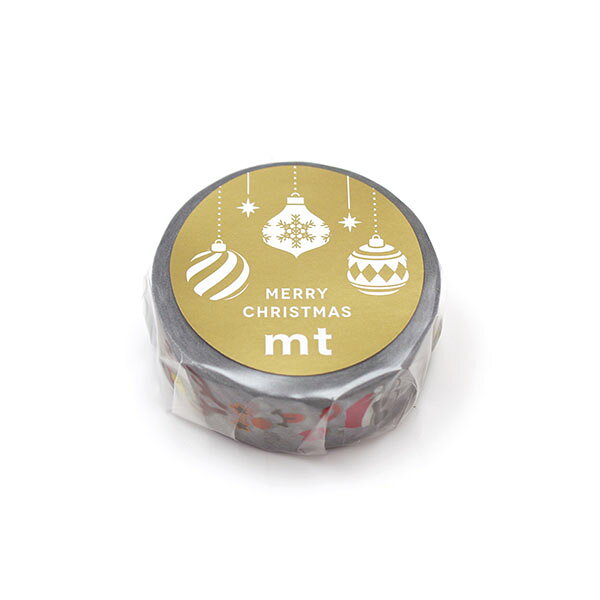 【最大45%OFF スーパーセール限定特価】マスキングテープ mt カモ井加工紙 クリスマス 2023 クリスマスフェイス MTCMAS146 15mm×7m wrapping-10097635 シモジマラッピング倶楽部 サンプル画像2