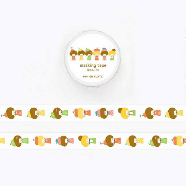 ޥ󥰥ơ PAPIER PLATZ ѥԥץå 쥹 mizutama Masking tapes ե롼Ĥ 18mm7m 35-699