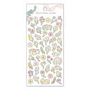シートシール マインドウェイブ MIND WAVE ニートフラワーステッカー Pink ピンク 81846 トレーシングペーパー 箔押し