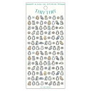 シートシール マインドウェイブ MIND WAVE TINYTINY タイニータイニーステッカー PENGIN ペンギン 81861 透明シール クリアシール