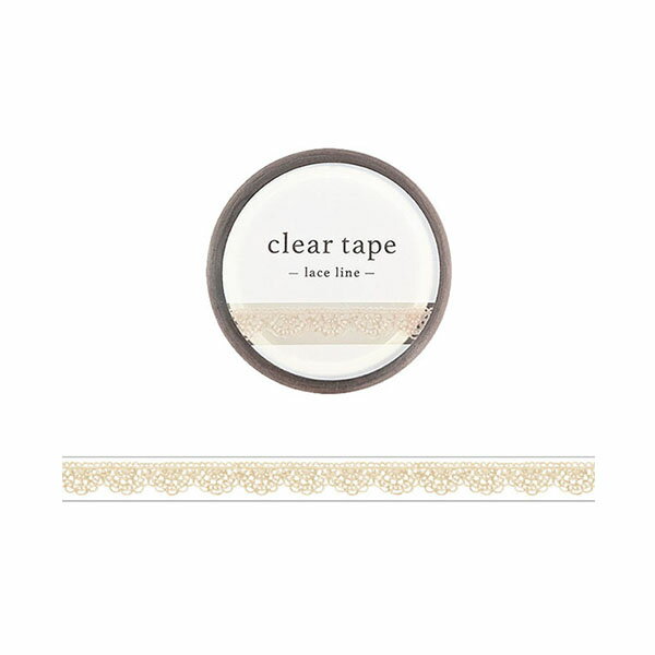 クリアテープ 透明テープ マインドウェイブ MIND WAVE レースライン lace line 95288 7mm×5m