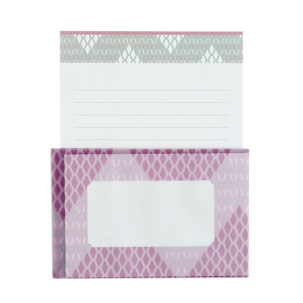 レターセット グリーンフラッシュ GreenFlash おふくもん レターセット(網目) OM-011 手紙 便箋 封筒 メッセージ