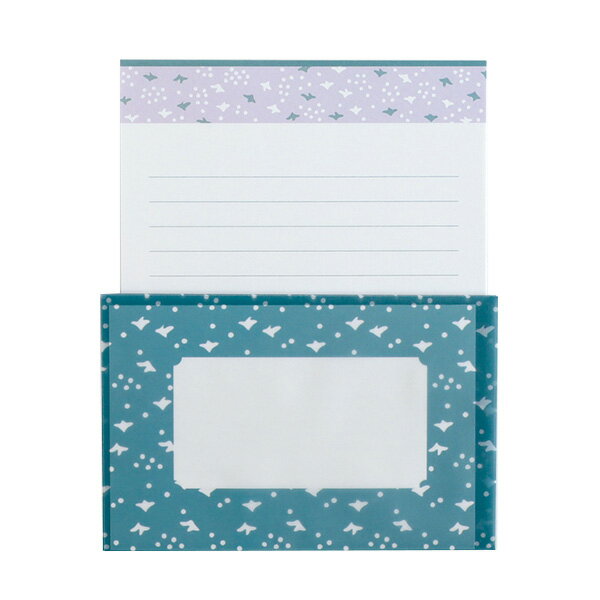 レターセット グリーンフラッシュ GreenFlash おふくもん レターセット(雁金に星) OM-012 手紙 便箋 封筒 メッセージ