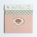 レターセット グリーンフラッシュ GreenFlash フロルチューズ レターセット(バラ) FC-009 手紙 便箋 封筒 メッセージ