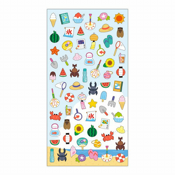 シートシール マインドウェイブ MIND WAVE サマーセレクション 夏休み 81924 夏 サマー かき氷 スイカ ミラーコート