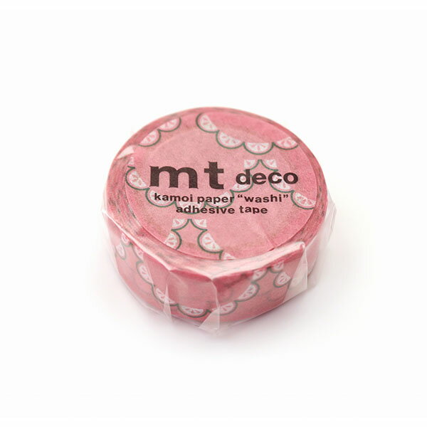 マスキングテープ mt カモ井加工紙 mt1P deco 1巻 カモ井レトロデザイン・花レース...