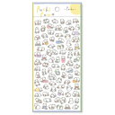 シートシール マインドウェイブ MIND WAVE プチフワステッカー Panda(パンダ)81877 透明シール クリアシール
