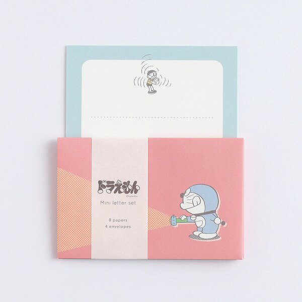 ミニレターセット グリーンフラッシュ GreenFlash ドラえもん スモールライト DG292 藤子F不二雄 手紙 便箋 封筒 メッセージ