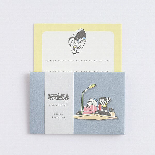 ミニレターセット グリーンフラッシュ GreenFlash ドラえもん タイムマシン DG294 藤子F不二雄 手紙 便箋 封筒 メッセージ