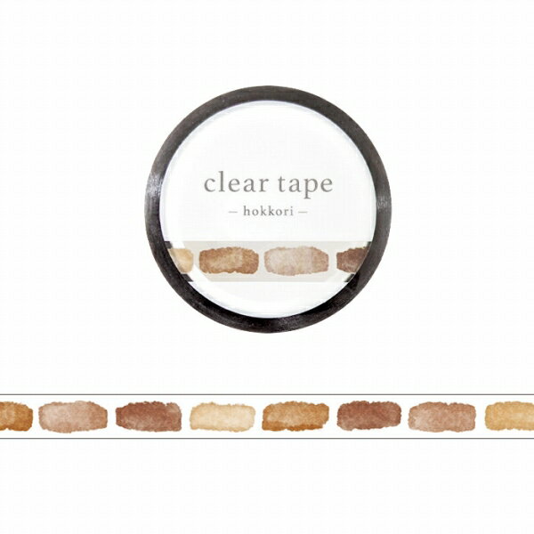 クリアテープ 透明テープ マインドウェイブ MIND WAVE hokkori renga(ホッコリレンガ) 95409 7mm×5m