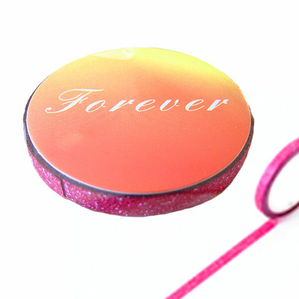 マスキングテープ 花岡 ペーパーインテリジェンス グリッターテープ Forever レッド 5mm×5m H-PI 細テープ