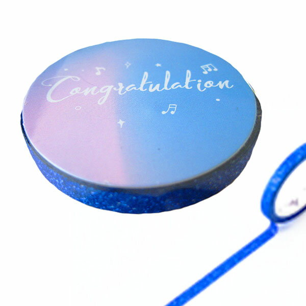 マスキングテープ 花岡 ペーパーインテリジェンス グリッターテープ Congratulation ネイビー 5mm×5m H-PI 細テープ