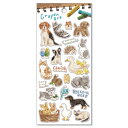 シートシール マインドウェイブ MIND WAVE Crayon Art クレヨンアートステッカー Animal(アニマル)82052 ステッカーシール
