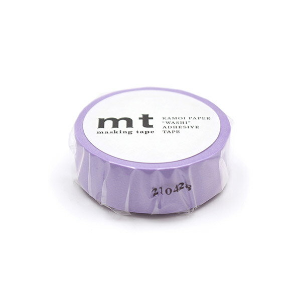 マスキングテープ mt カモ井加工紙 mt1P basic 1巻 無地 ラベンダー 15mmx7m MT01P...