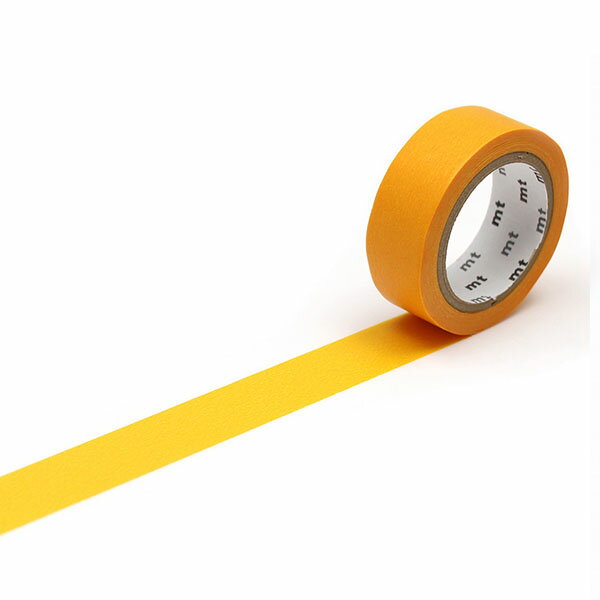 マスキングテープ mt カモ井加工紙 mt1P basic 1巻 無地 ひまわり 15mmx7m MT01P194R