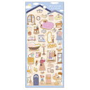 シートシール マインドウェイブ MIND WAVE MY HOME STICKER(マイホームステッカー )お着替えタイム 82098 マスキングシール