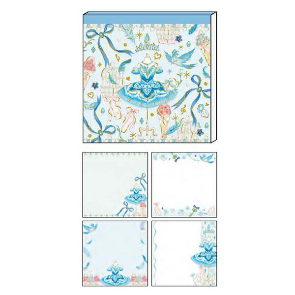 【楽天スーパーセール限定特価】メモパッド Clothes-Pin クローズピン たけいみき メモ帳 フロリナ王女と青い鳥 MM15793 かわいい